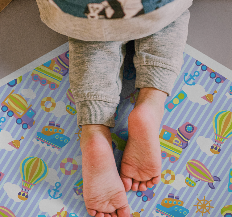 Childhood Imagery kids vinyl carpet - TenStickers