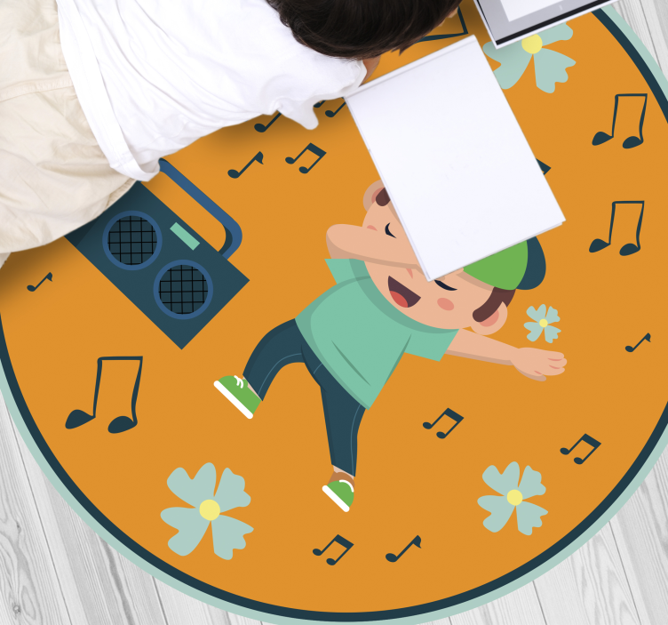 Children's Dance Imagery kids vinyl carpet - TenStickers