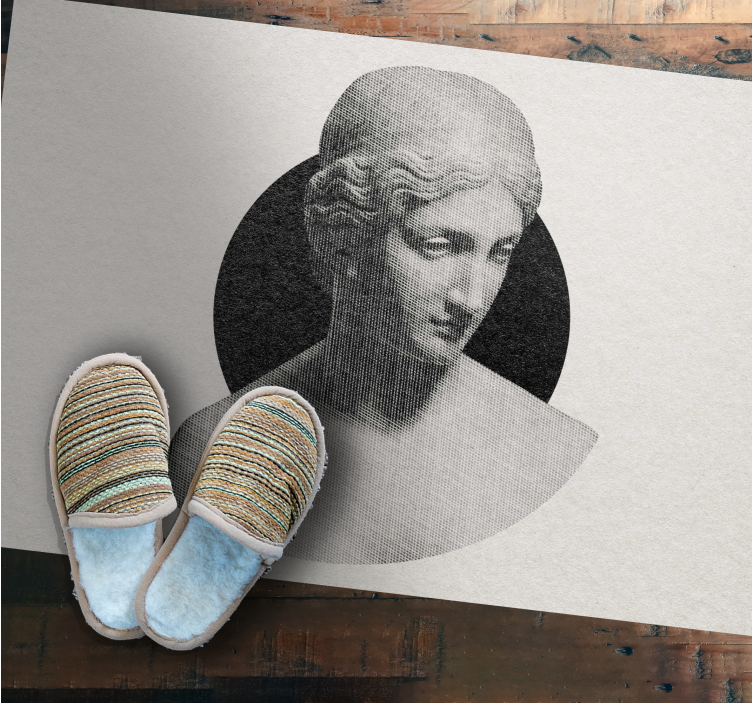 Classic Sculpture Profile minimalist vinyl carpet - TenStickers