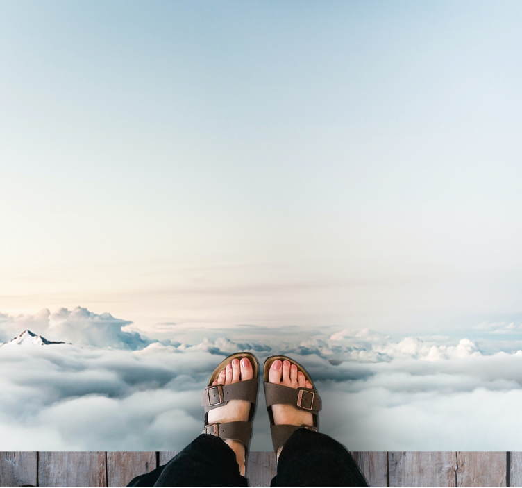 Cloudscape Serenity nature vinyl carpet - TenStickers