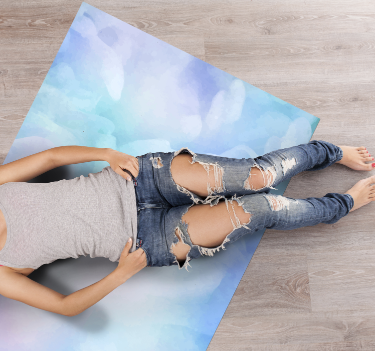 Cloudy Skies nature vinyl carpet - TenStickers