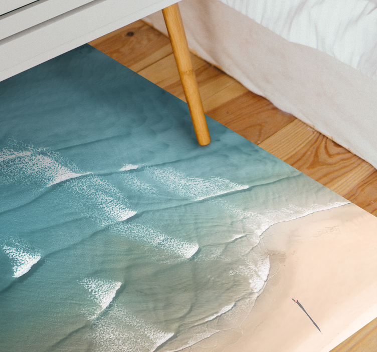 Coastal Shoreline nature vinyl carpet - TenStickers