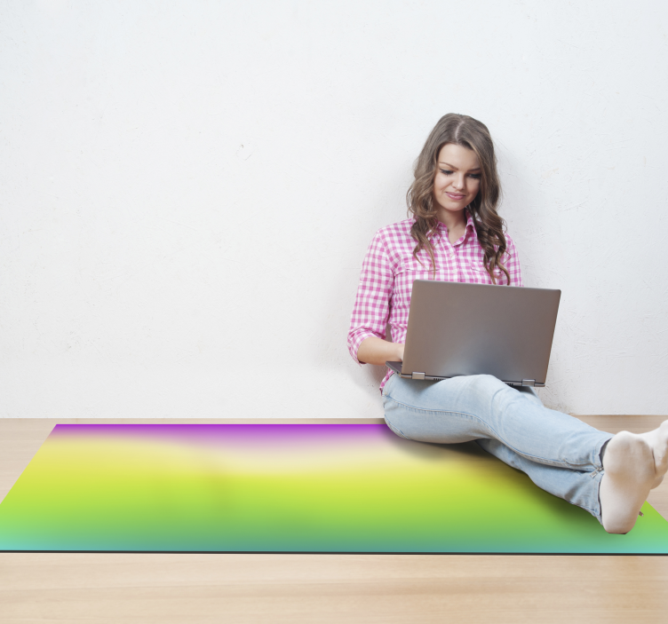 Colorful Gradient Shade texture vinyl carpet - TenStickers