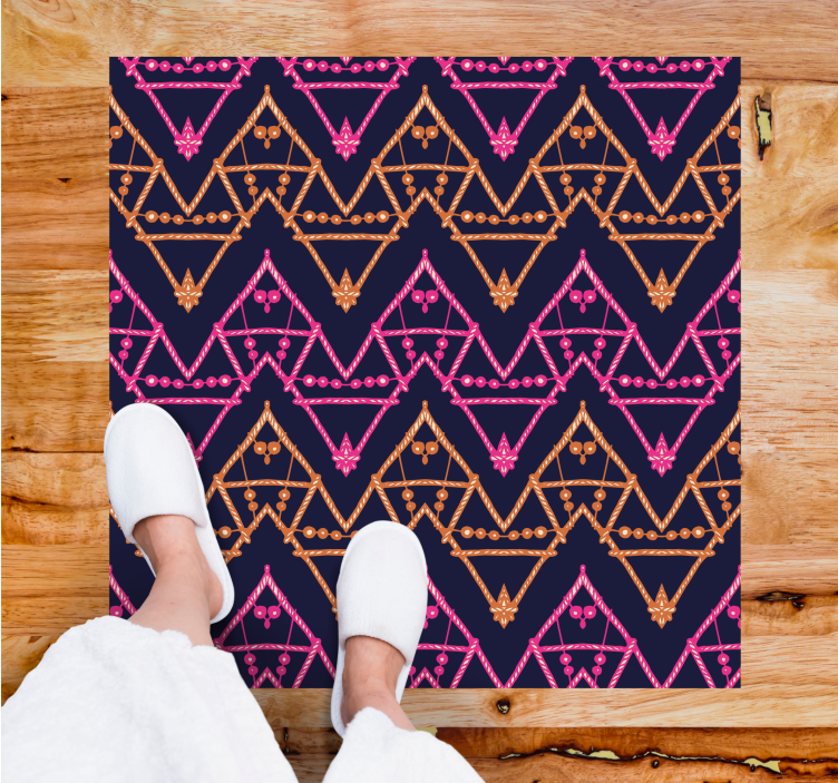 Colorful Tribal Pattern ethnic vinyl carpet - TenStickers