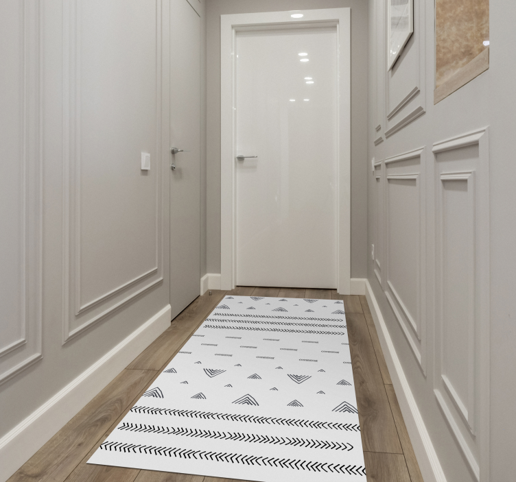 Contemporary Geometric Patterns ethnic vinyl carpet - TenStickers