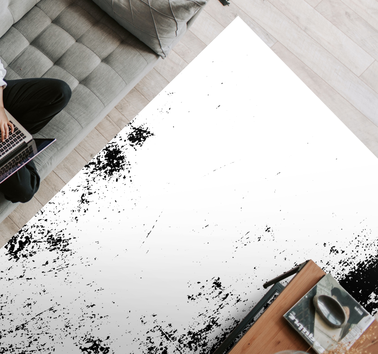 Contrastive Grunge Style texture vinyl carpet - TenStickers