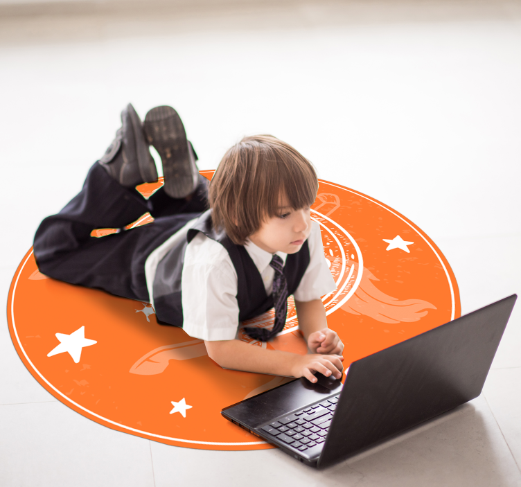 Cosmic Play Space kids vinyl carpet - TenStickers