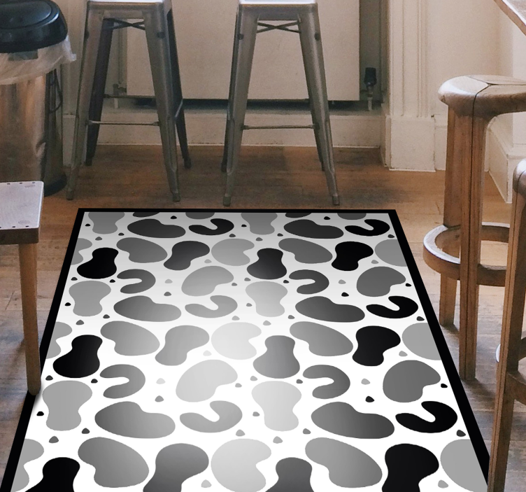 Cowhide Inspired animal print vinyl carpet - TenStickers