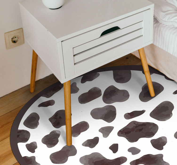 Cowhide Style animal print vinyl carpet - TenStickers