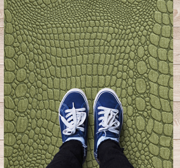 Crocodile Skin Effect texture vinyl carpet - TenStickers