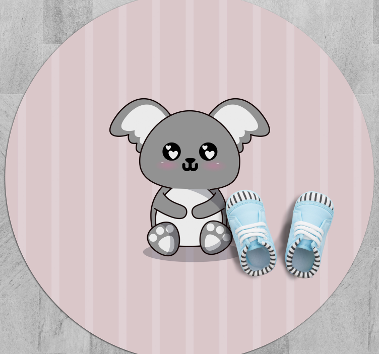 Cuddly Koala nursery vinyl carpet - TenStickers