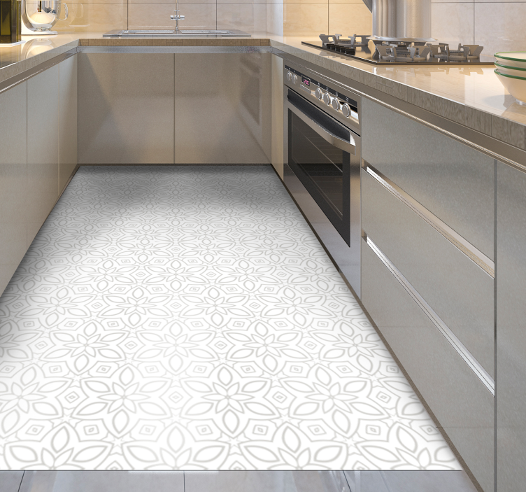 Culinary Balance kitchen vinyl carpet - TenStickers