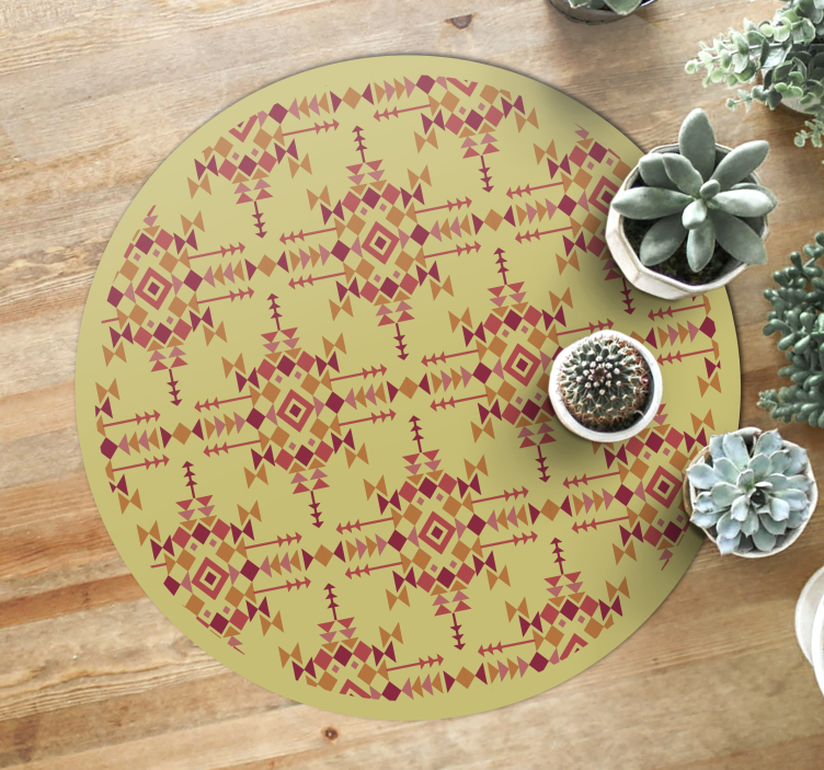 Cultural Balance ethnic vinyl carpet - TenStickers