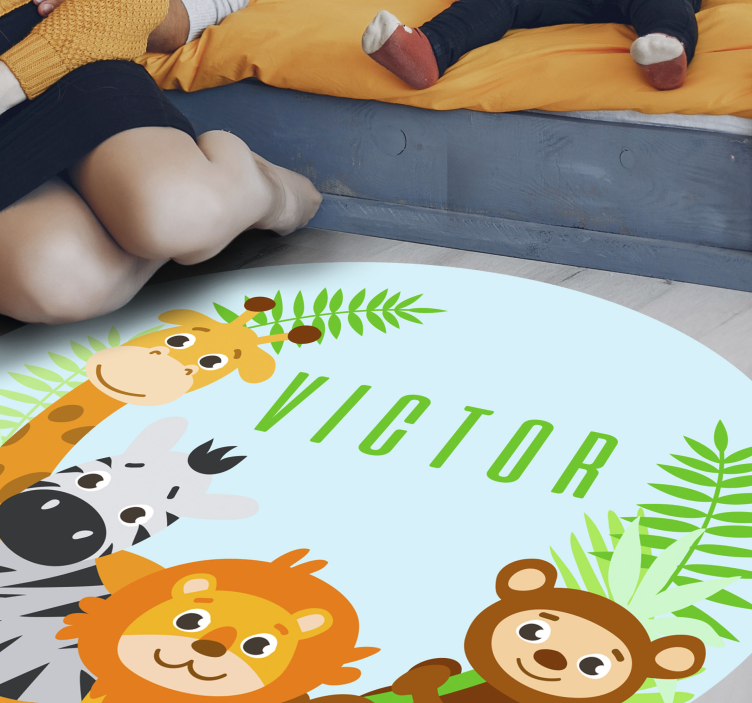 Customizable Safari custom vinyl carpet - TenStickers