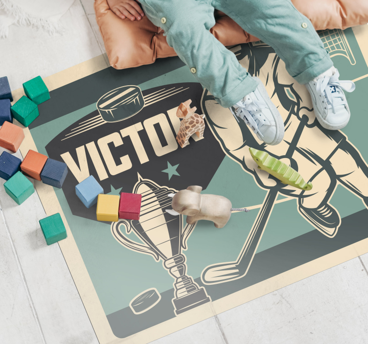 Customizable Sports Graphic custom vinyl carpet - TenStickers