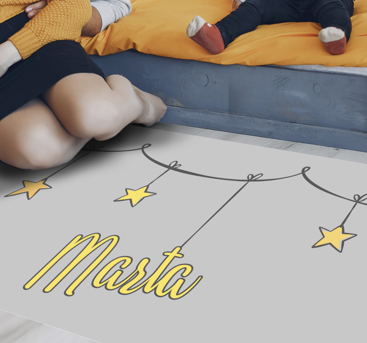 Customized Starry custom vinyl carpet - TenStickers