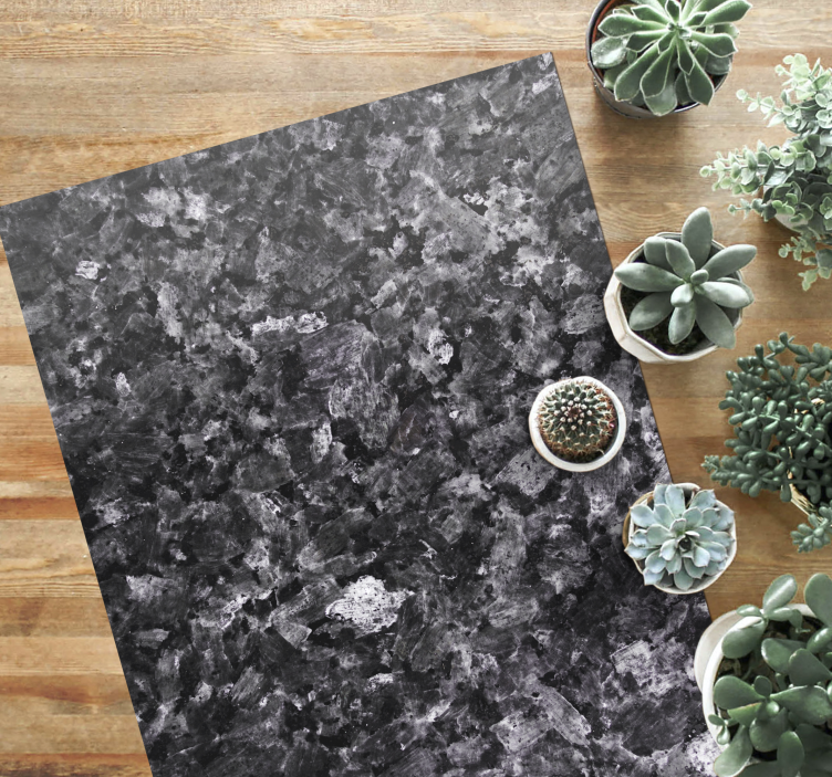 Dark charcoal style marble vinyl carpet - TenStickers