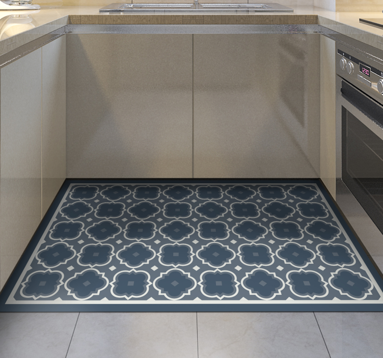 Decorative Tilework kitchen vinyl carpet - TenStickers