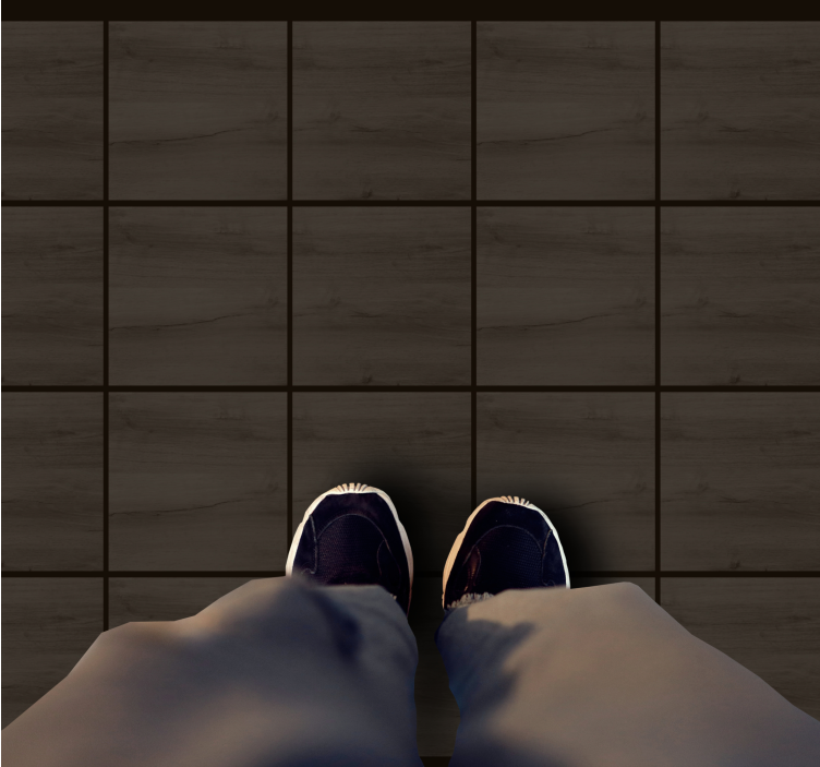 Deep Timber Slates wood effect vinyl carpet - TenStickers