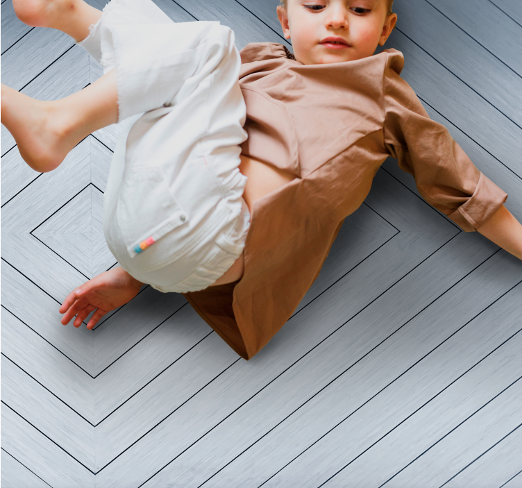 Diagonal line pattern modern vinyl carpet - TenStickers