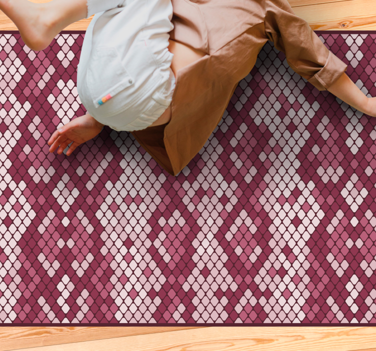 Diamond Mosaic Pattern texture vinyl carpet - TenStickers
