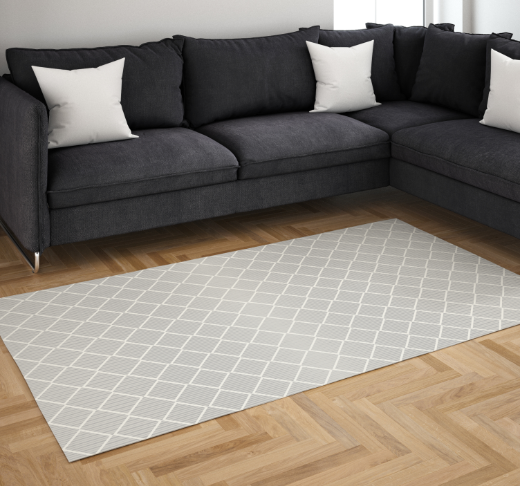 Diamond pattern surface living room vinyl carpet - TenStickers