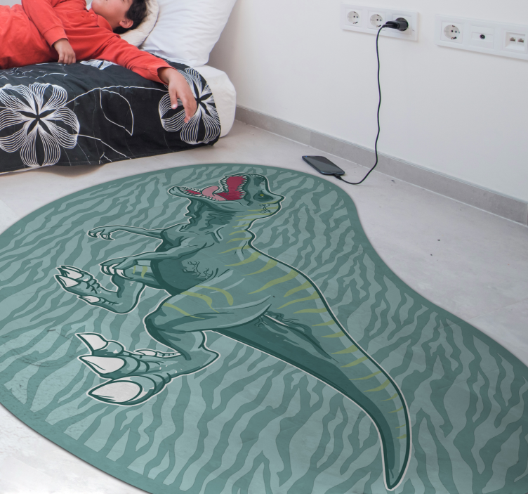 Dinosaur expedition kids vinyl carpet - TenStickers