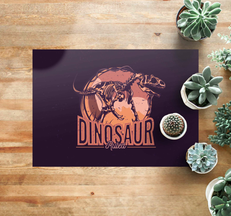 Dinosaur Graphic Image animal vinyl carpet - TenStickers