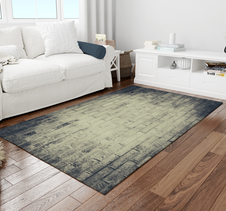 Distressed Brick minimalist vinyl carpet - TenStickers