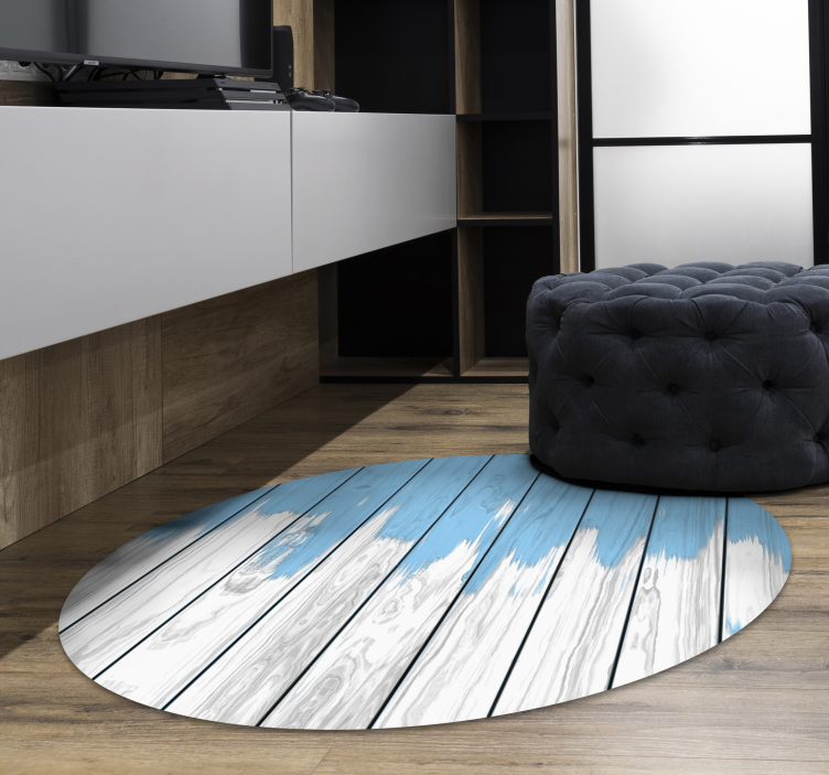 Distressed Timber wood effect vinyl carpet - TenStickers
