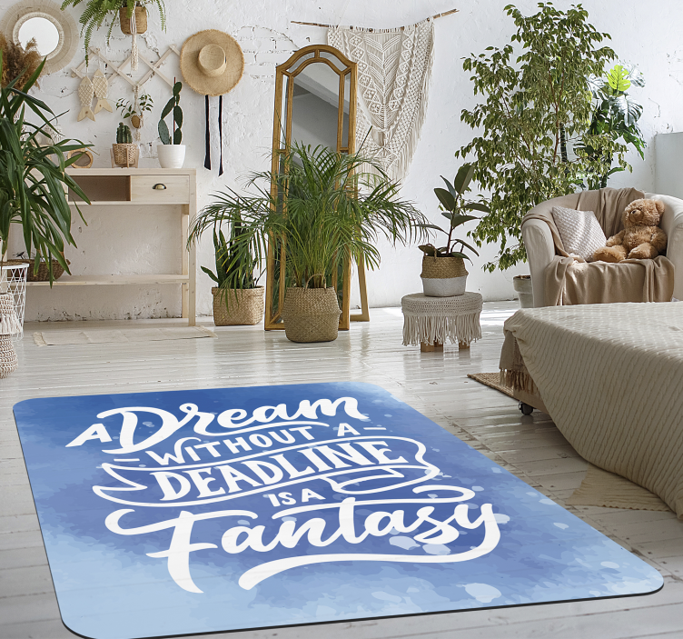 Dream Deadline Fantasy custom vinyl carpet - TenStickers