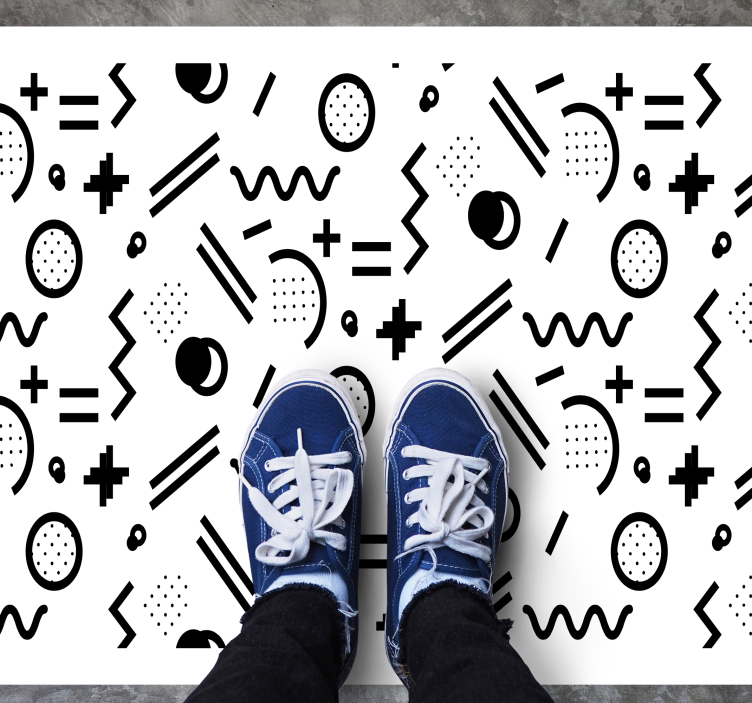 Dynamic Pattern Play kids vinyl carpet - TenStickers