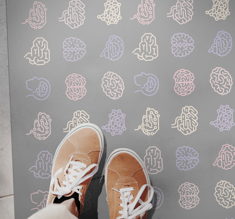 Educational Brain Patterns kids vinyl carpet - TenStickers