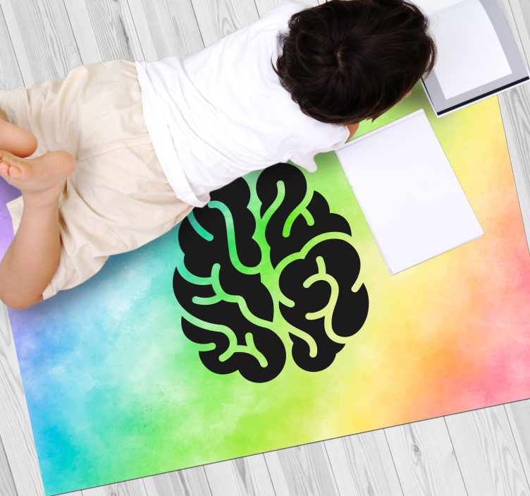 Educational Rainbow kids vinyl carpet - TenStickers