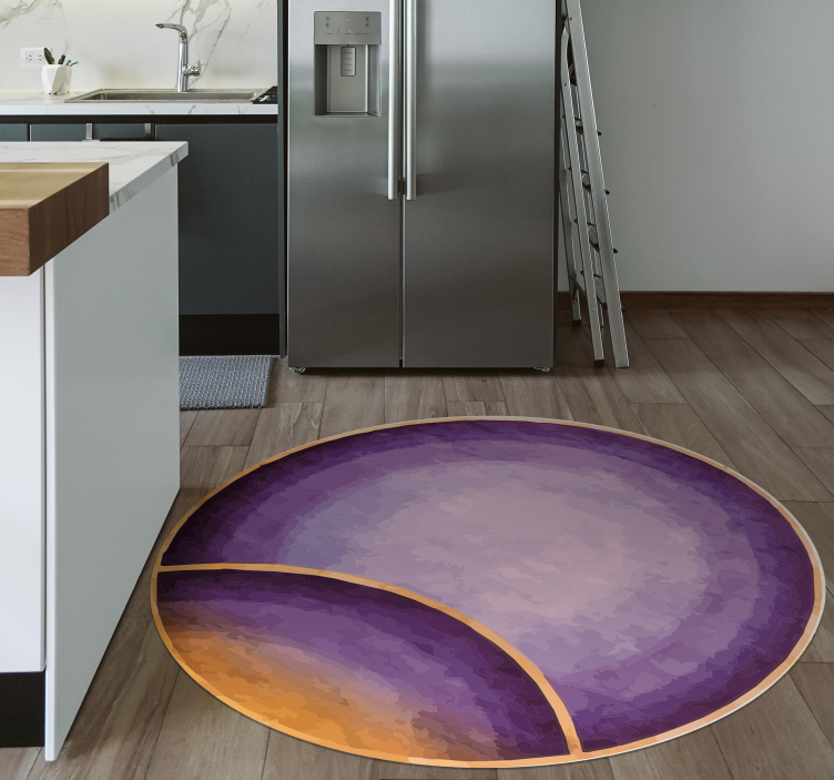 Gradient orbs purple vinyl carpet - TenStickers