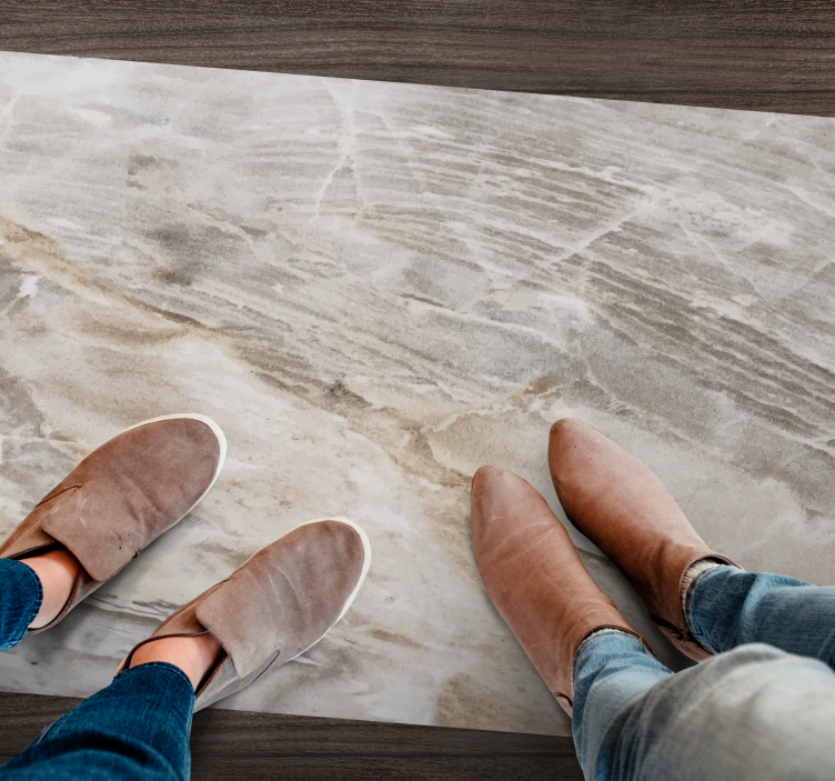 Elegant Finish marble vinyl carpet - TenStickers