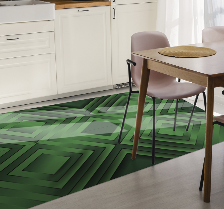 Rhombuses pattern geometric vinyl carpet - TenStickers