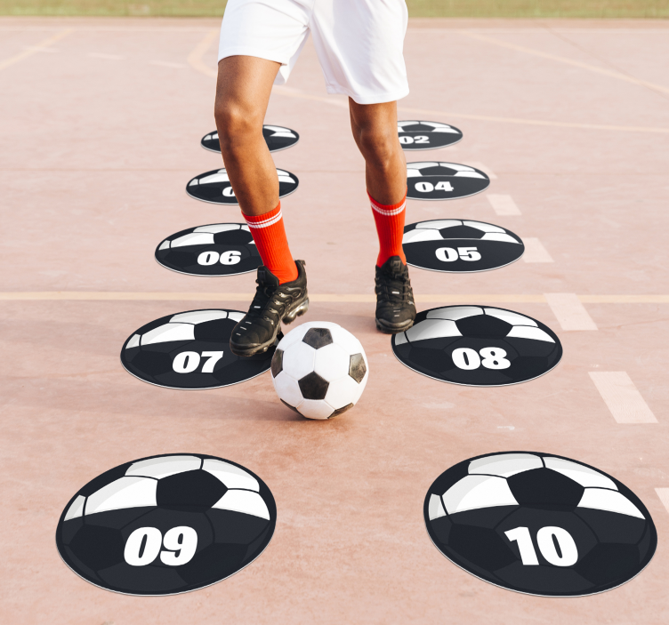 football training pack teen vinyl carpet - TenStickers
