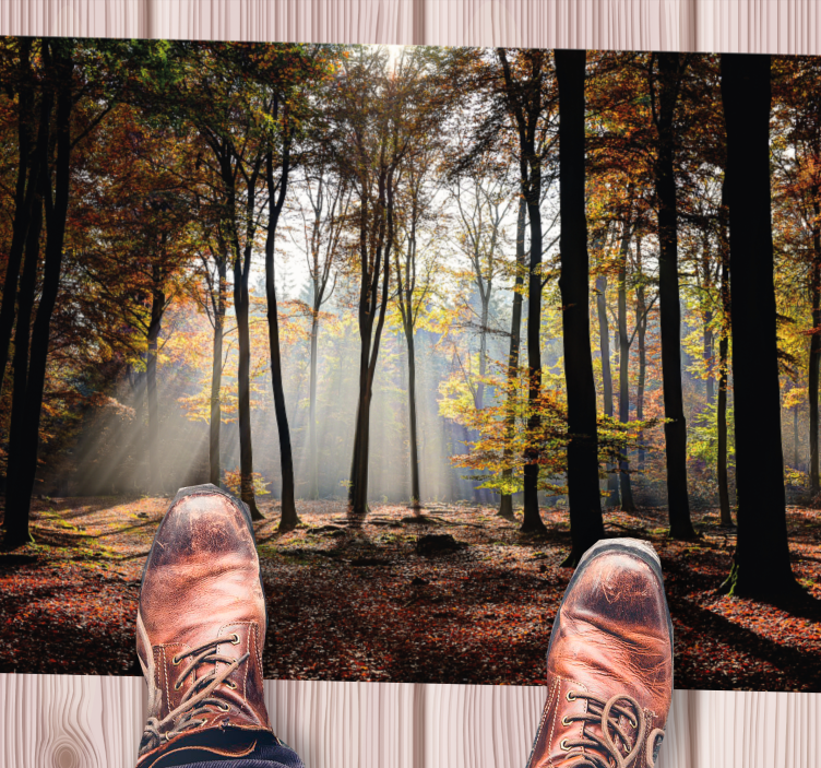 Forest Tranquility nature vinyl carpet - TenStickers