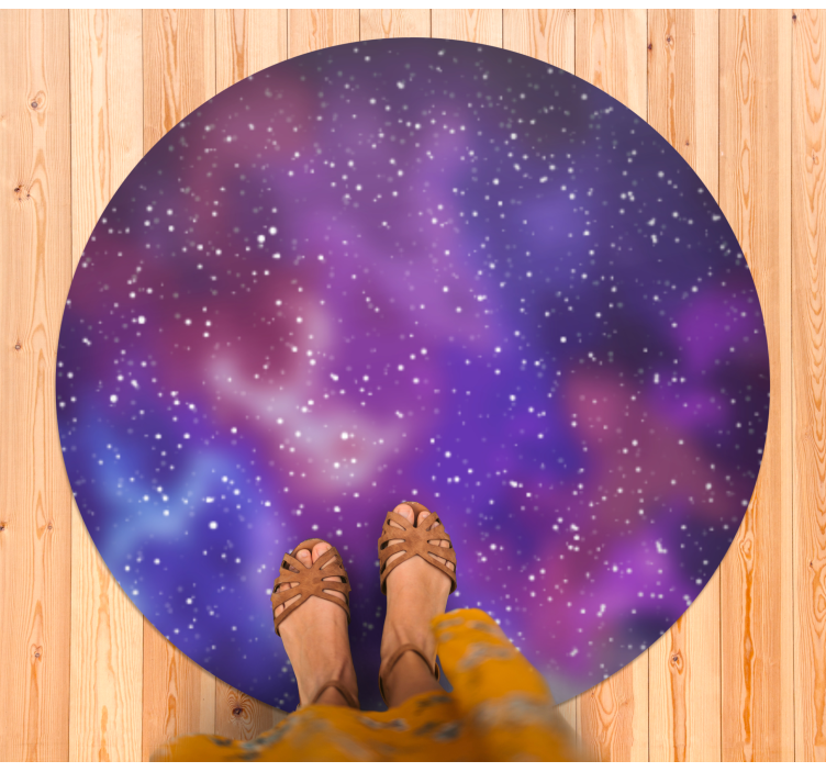 Galaxy inspired star vinyl carpet - TenStickers