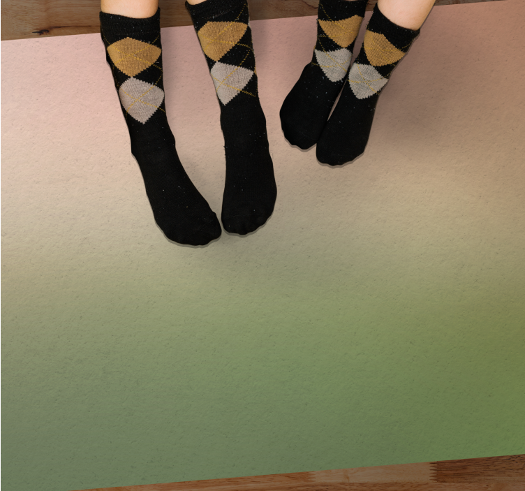 Gradient Color Blend entrance hall vinyl carpet - TenStickers