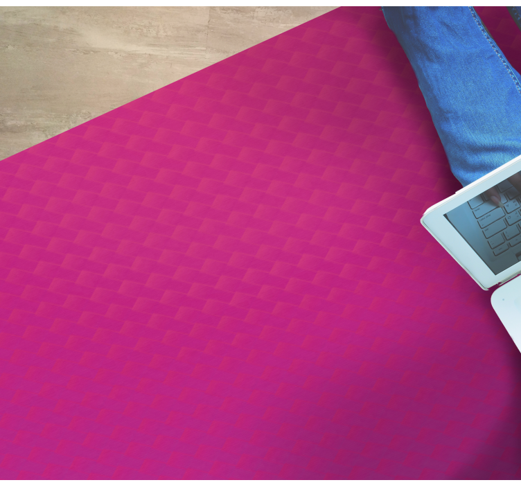 Gradient Hexagonal Pattern vinyl rug - TenStickers