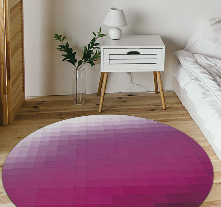 Gradient Sphere minimalist vinyl carpet - TenStickers