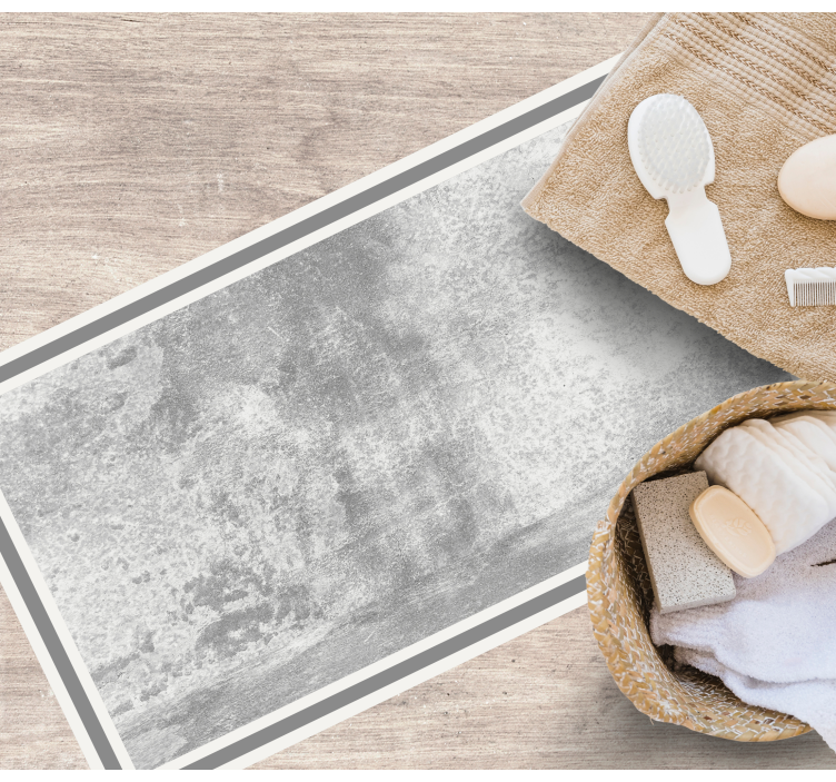 Worn gray color stone effect vinyl carpet - TenStickers