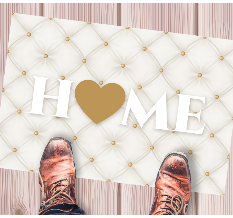Heartfelt home tufting entrance hall vinyl carpet - TenStickers
