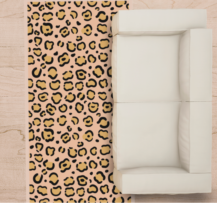 Leopard Pattern Play animal print vinyl carpet - TenStickers