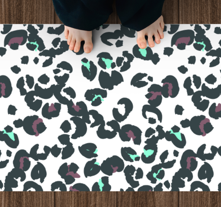 Leopard Pattern Style animal print vinyl carpet - TenStickers