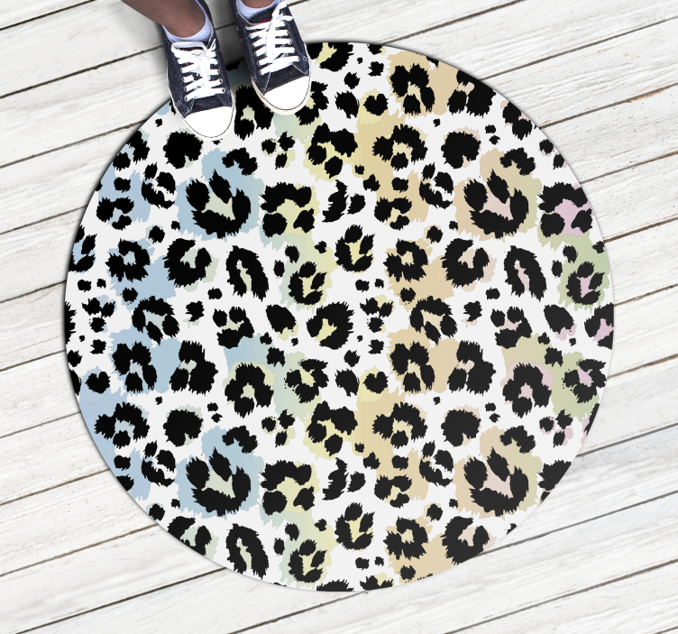 Leopard Spots Pattern animal print vinyl carpet - TenStickers