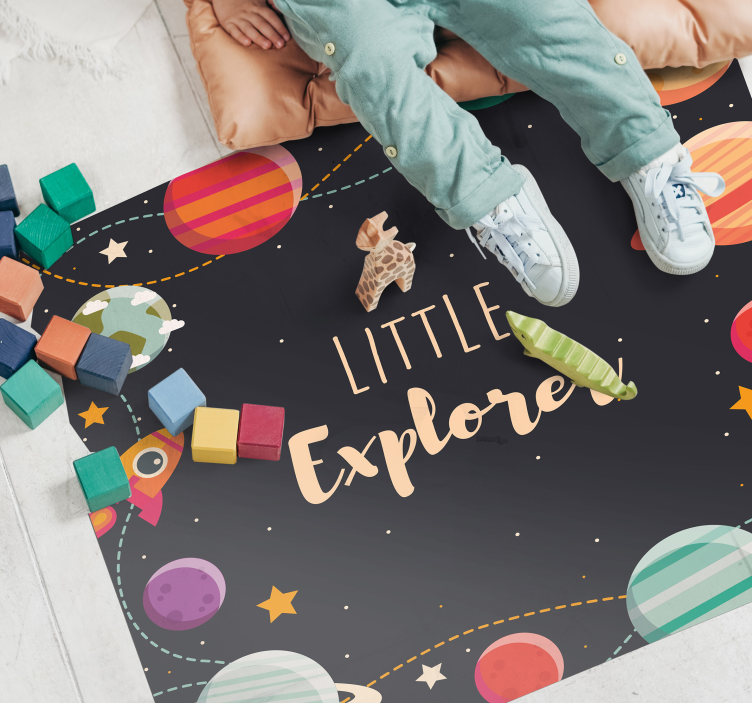 Little Explorer kids vinyl carpet - TenStickers