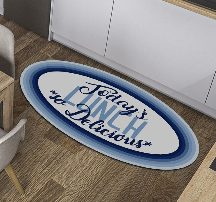 Lunch So Delicious custom vinyl carpet - TenStickers